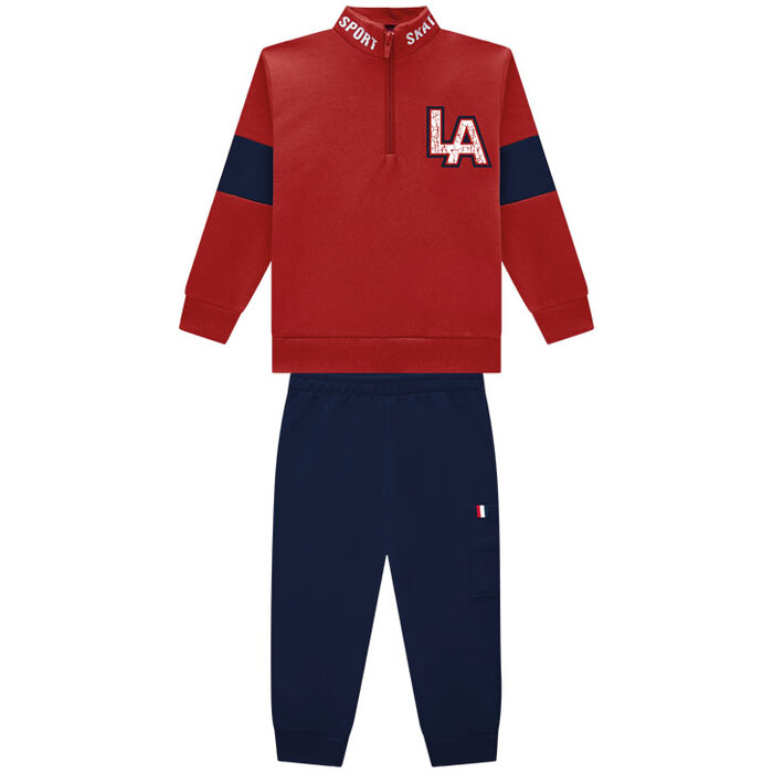 Conjunto Masculino Vermelho Cranberry 19 166 3